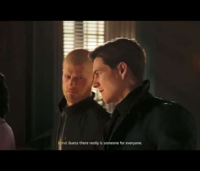 007 First Light – A Night Out: M “Rhys Beckett” Ex Agent 009 Briefing | “Posonby” “Bond” Cutscene