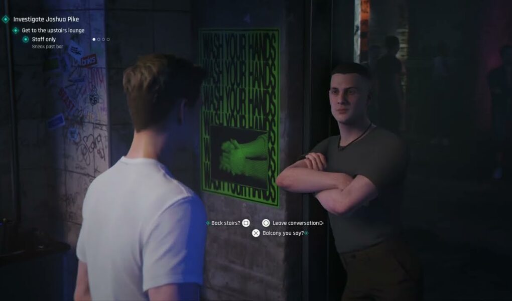 007 First Light – A Night Out: Nash “Came To Watch” Objective Tab | Track Opportunities Messages