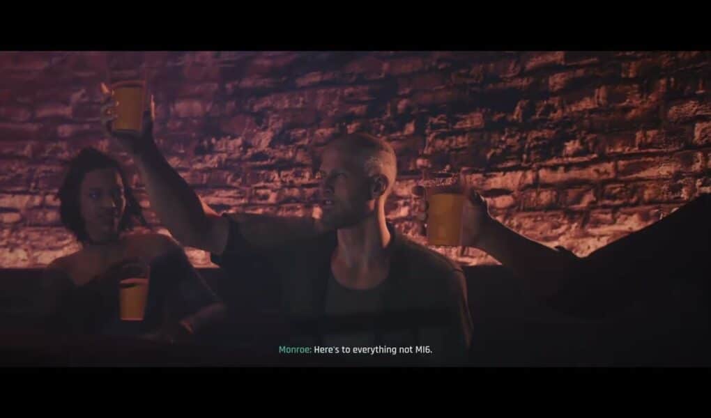 007 First Light – A Night Out: Cressida “We’re Going Out” MI6 Field Test Active Cutscene