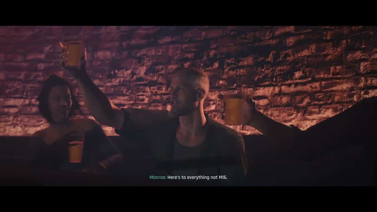007 First Light – A Night Out: Cressida “We’re Going Out” MI6 Field Test Active Cutscene