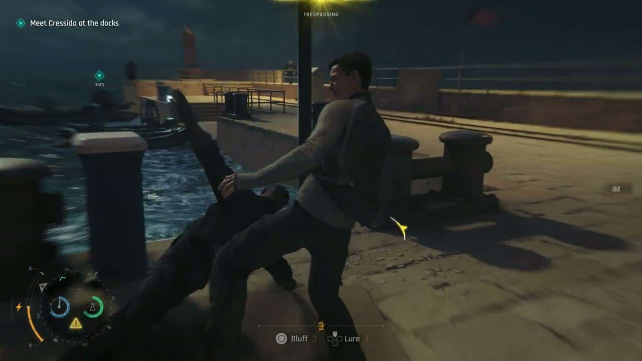 007 First Light – The Needle’s Eye: Meet Cressida at the Docks Stealth Combat Gameplay