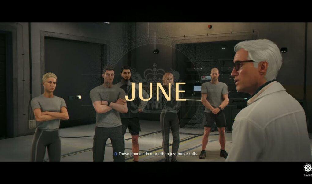 007 First Light – The Needle’s Eye: June Cutscene Q Training Gadgets: Use The DART Phone (Ronson)