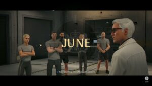 007 First Light – The Needle’s Eye: June Cutscene Q Training Gadgets: Use The DART Phone (Ronson)