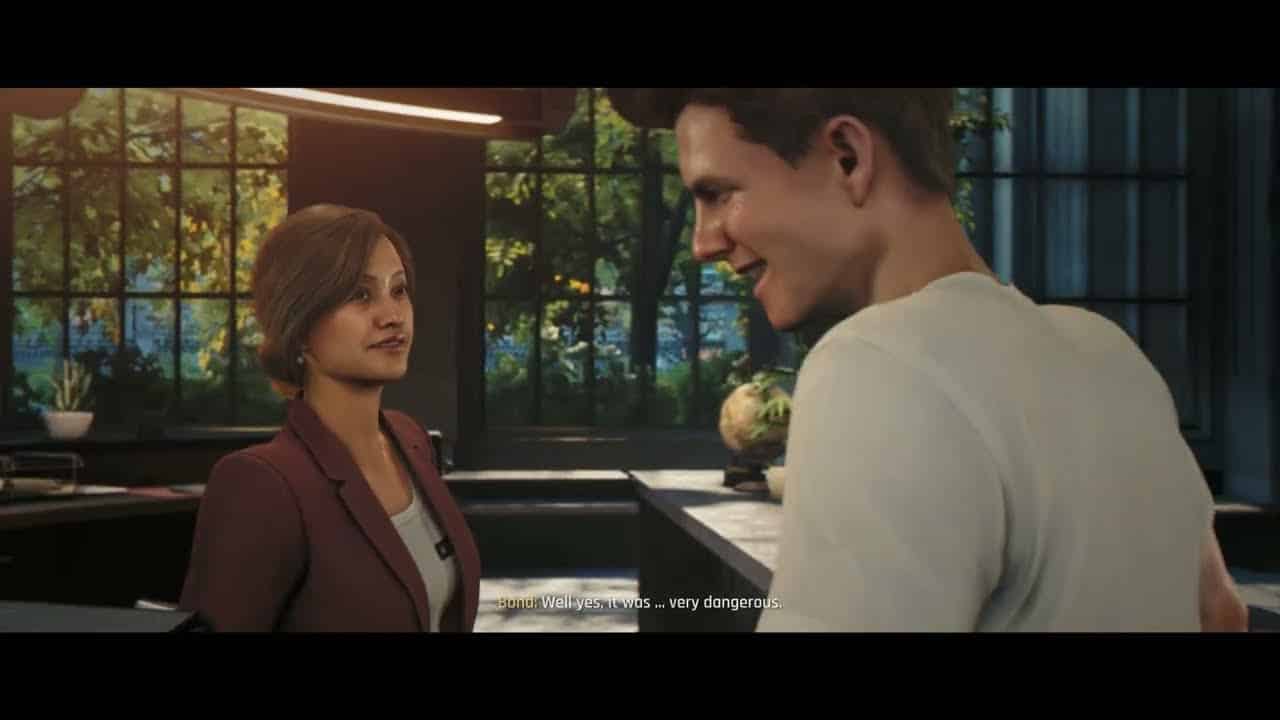 007 First Light – The Needle’s Eye: April, May Cutscenes | Greenway Lie Detector | Chambers Romance