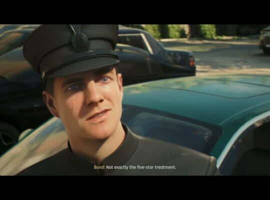 007 First Light – En Route: Park The Car: Bond Waits in Car Park | Sees Blond Bellhop Man Cutscene