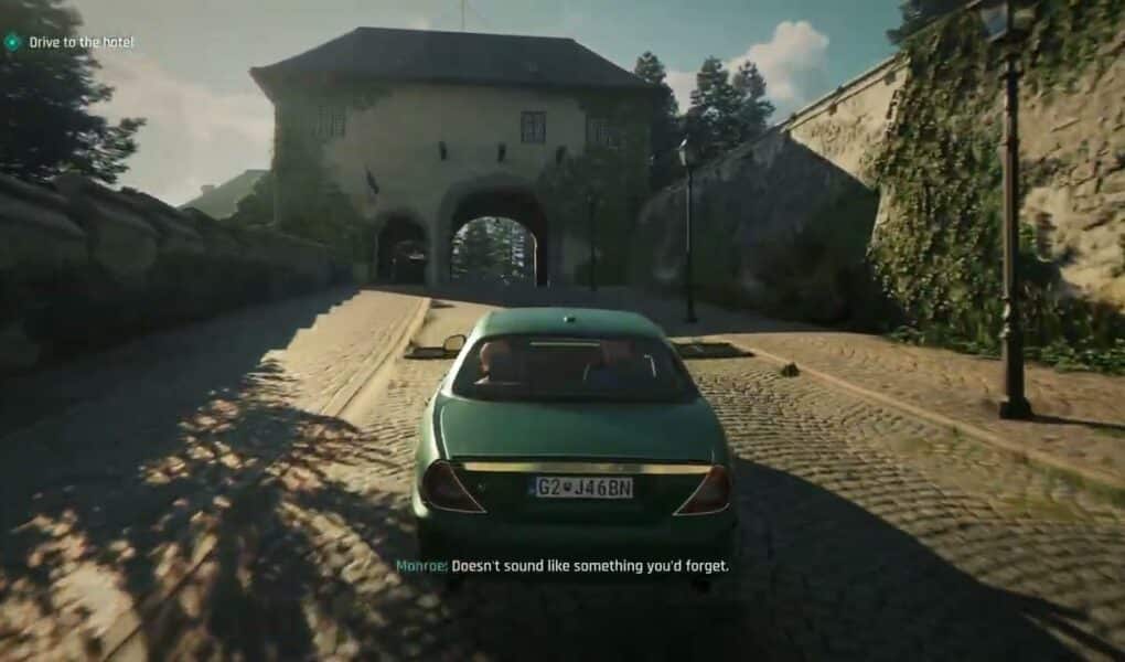 007 First Light – En Route: Bond Drives Monroe and Cressida To The Grand Carpathian Hotel Gameplay