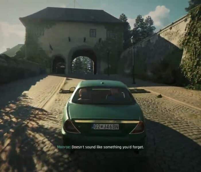 007 First Light – En Route: Bond Drives Monroe and Cressida To The Grand Carpathian Hotel Gameplay