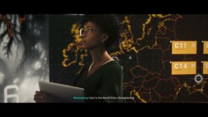 007 First Light – A Night Out: Operations: Moneypenny “Grand Carpathian Hotel” Briefing Cutscene