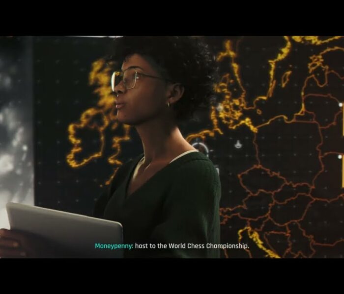 007 First Light – A Night Out: Operations: Moneypenny “Grand Carpathian Hotel” Briefing Cutscene