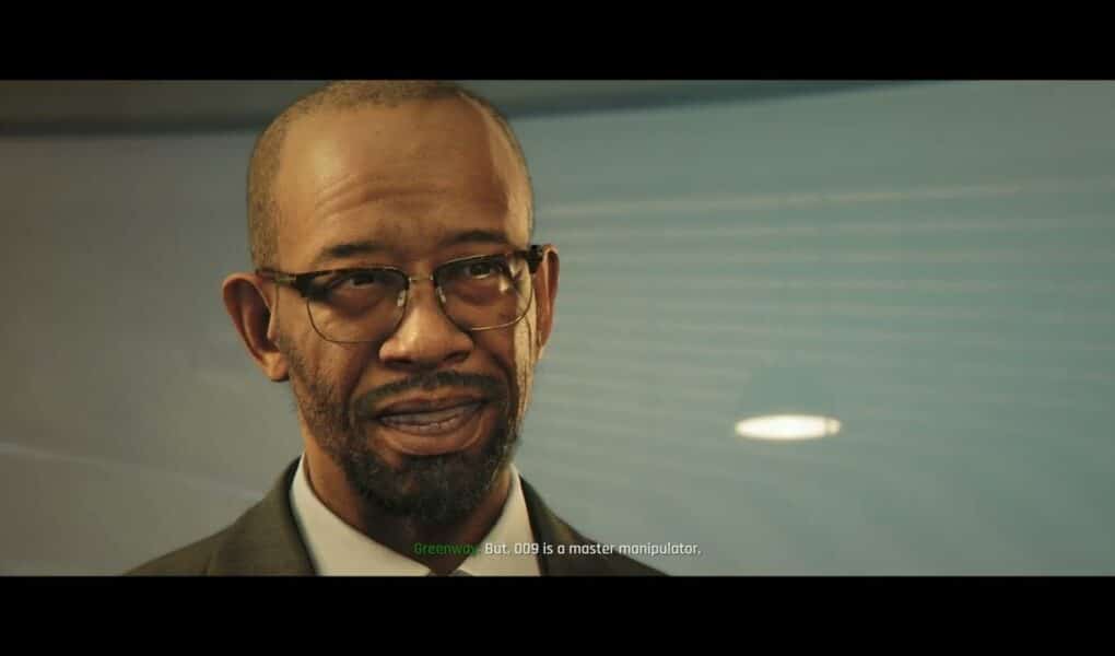 007 First Light – A Night Out: Operations: Get Briefing From Moneypenny | John Greenway Cutscene