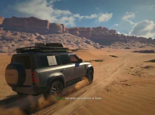 007 First Light – The Past Never Dies: Drive To Aleph Sequence | James Bond and John Greenway