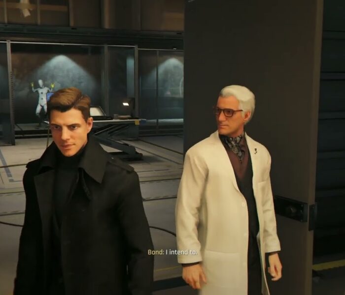 007 First Light – Out of The Ashes: Q Labs: Select Gadget Loadout and Collect Service Pistol