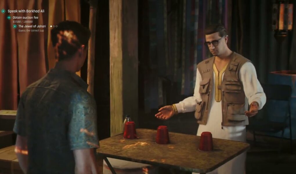 007 First Light – The Past Never Dies: The Jewel of Jahari: Guess The Correct Cup Gameplay Sequence