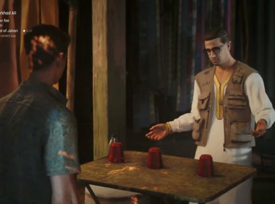 007 First Light – The Past Never Dies: The Jewel of Jahari: Guess The Correct Cup Gameplay Sequence
