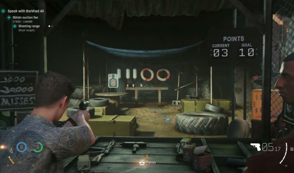 007 First Light – The Past Never Dies: Shooting Range: Talk To Basim: Shoot The Targets | Goal 10/10