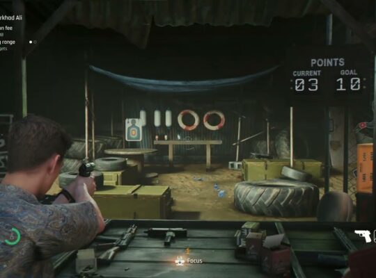 007 First Light – The Past Never Dies: Shooting Range: Talk To Basim: Shoot The Targets | Goal 10/10