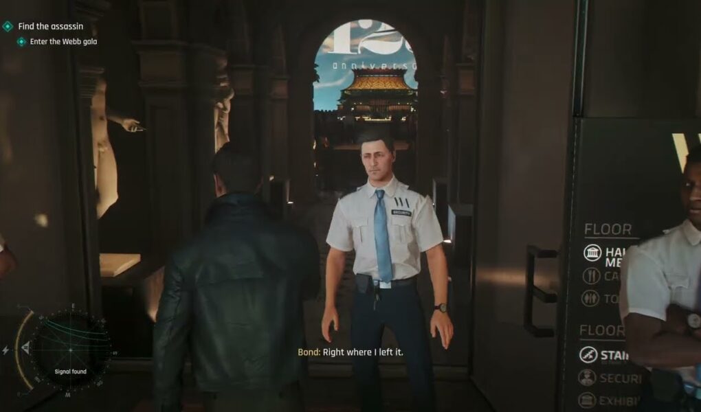 007 First Light – Uninvited: Enter Gala Entrance: Pickpocket Gala Invitation | Q watch Gameplay