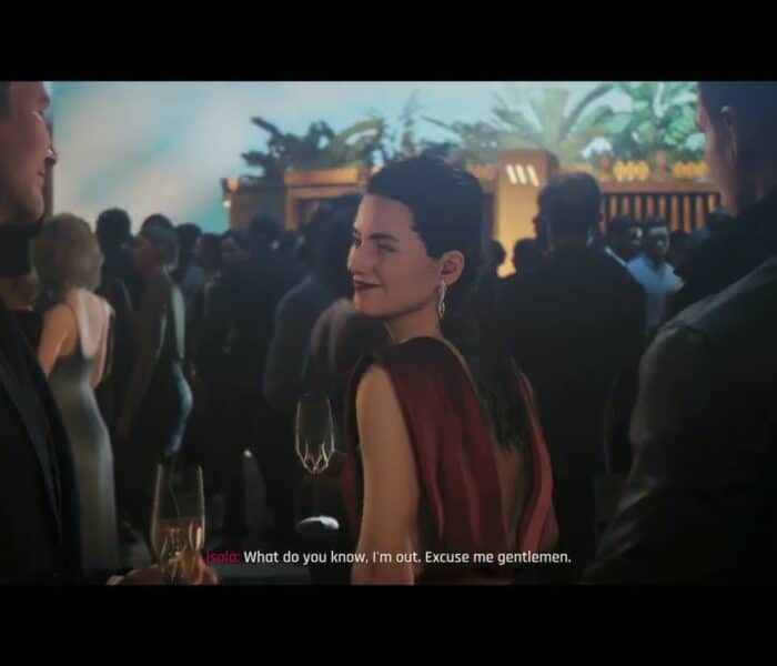 007 First Light – Uninvited: Bond Meets Damien: Mystery Woman Introduces Damien To Bond Cutscene