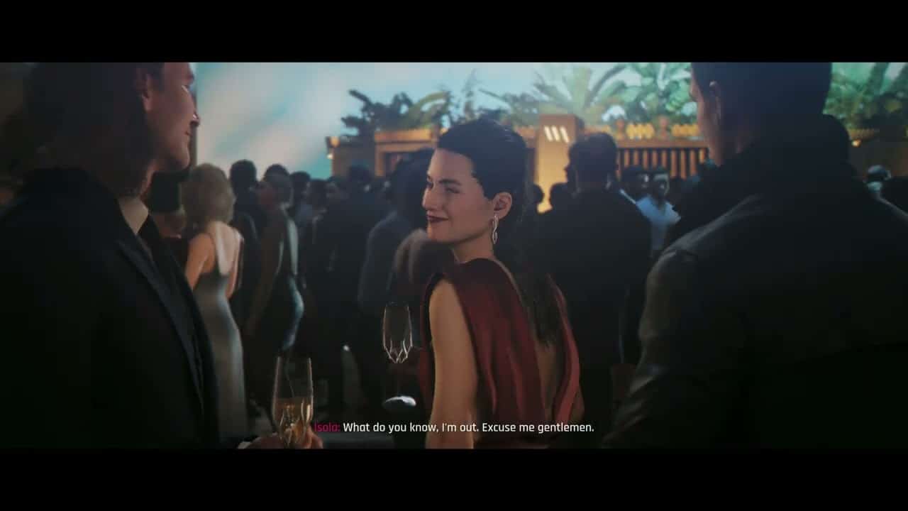 007 First Light – Uninvited: Bond Meets Damien: Mystery Woman Introduces Damien To Bond Cutscene