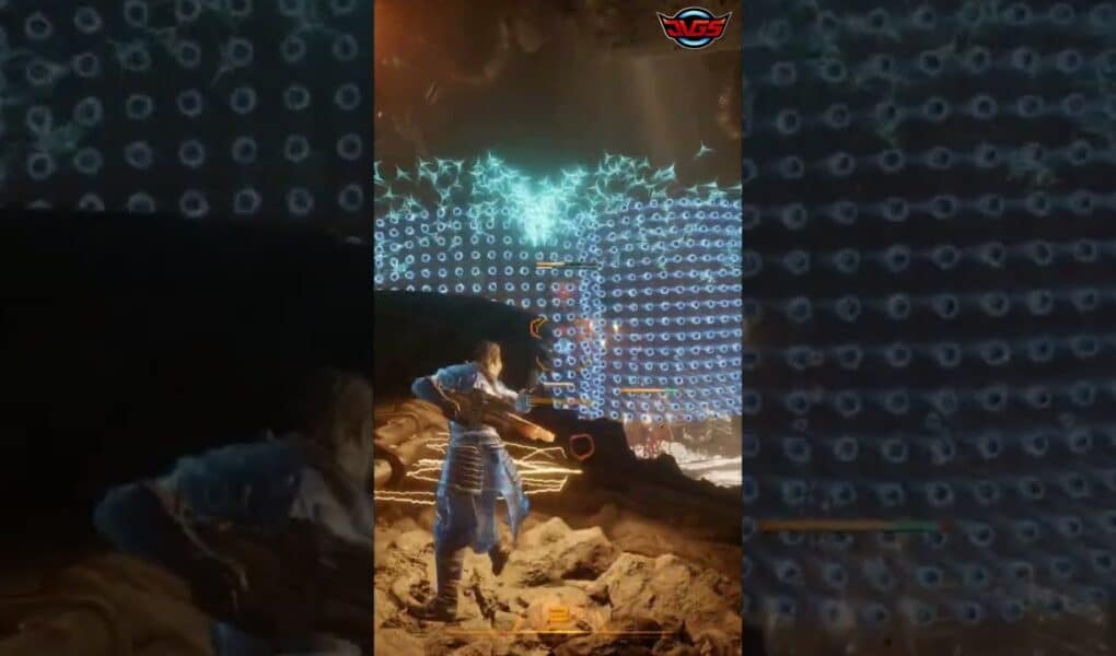 SAROS – Epic Sci Fi Battle: Shield Up, Fire Down! #shorts