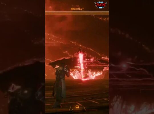 Saros – Epic Boss Fight: Architect’s Fury vs. Player’s Shield! #shorts