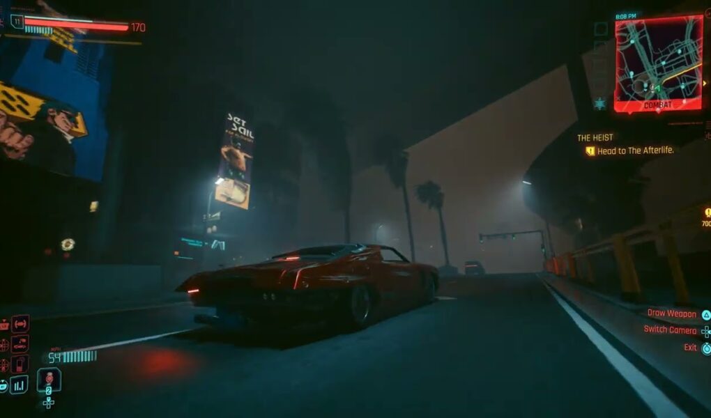 Cyberpunk 2077 – V Does John Wick Car Combat! Escape The NCPD! | PS5 Pro
