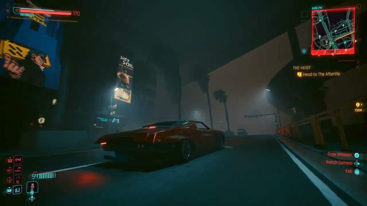 Cyberpunk 2077 – V Does John Wick Car Combat! Escape The NCPD! | PS5 Pro