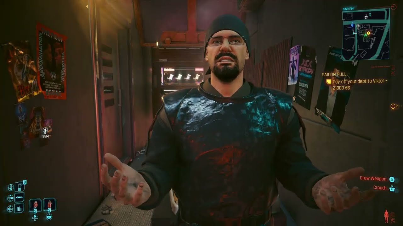 Cyberpunk 2077 – Side Gig: Paid In Full: Talk To Gary The Prophet | V Pays Viktor’s Debt | PS5 Pro