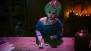 Cyberpunk 2077 – Watson: V Gets a Tarot Card Reading via Misty | Talk To Gerald Winkler | PS5 Pro