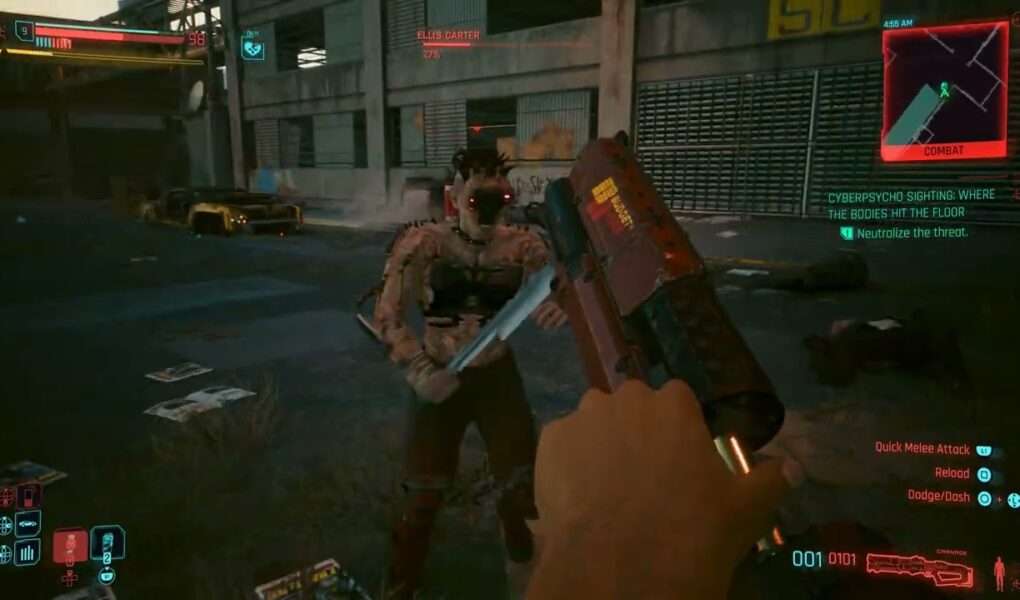 Cyberpunk 2077 – Cyberpyscho: Where The Bodies Hit the Floor: Neutralize Ellis Carter | PS5 Pro