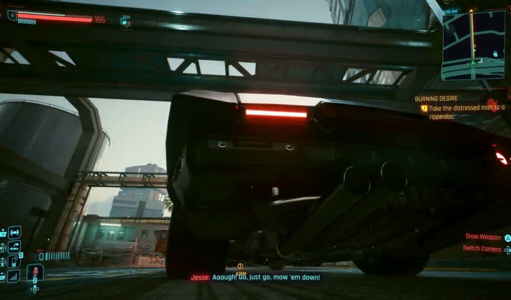 Cyberpunk 2077 – Burning Desire: Take The Distressed Man (Jesse) To The Ripperdoc | PS5 Pro