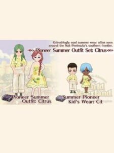 WorldNeverland: Daily Life in the Elnea Kingdom – Pioneer Summer Outfit Set: Citrus