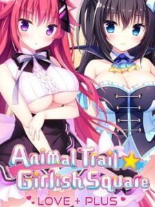 Animal Trail Girlish Square Love+Plus