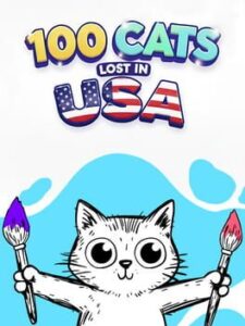 100 Cats Lost in Usa Find & Color