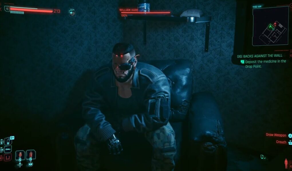 Cyberpunk 2077 – Gig: Backs Against The Wall: Find Stolen Medicine | Talk to William Hare | PS5 Pro