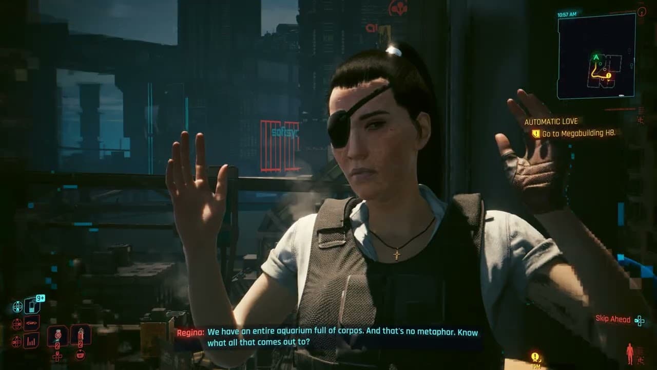 Cyberpunk 2077 – Watson: Meet with Regina In Person at Her Building | PS5 Pro