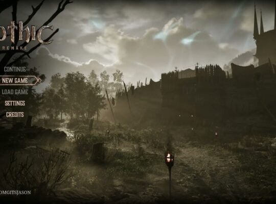 Gothic Remake – Default Settings: Game, Display, Graphics, Sound, Controls (Mapping) Accessibility