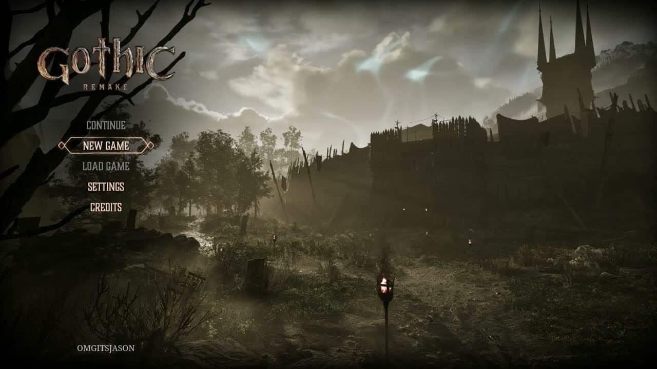 Gothic Remake – Default Settings: Game, Display, Graphics, Sound, Controls (Mapping) Accessibility