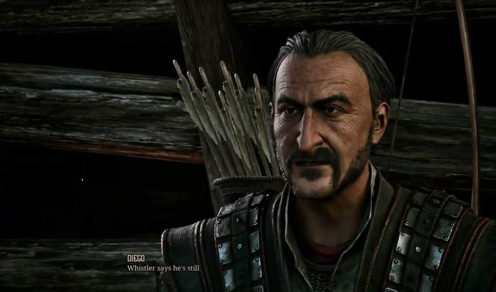 Gothic Remake – Chapter 1 Old Camp: Talk with Diego “Can You Teach Me Something?” +10 Strength