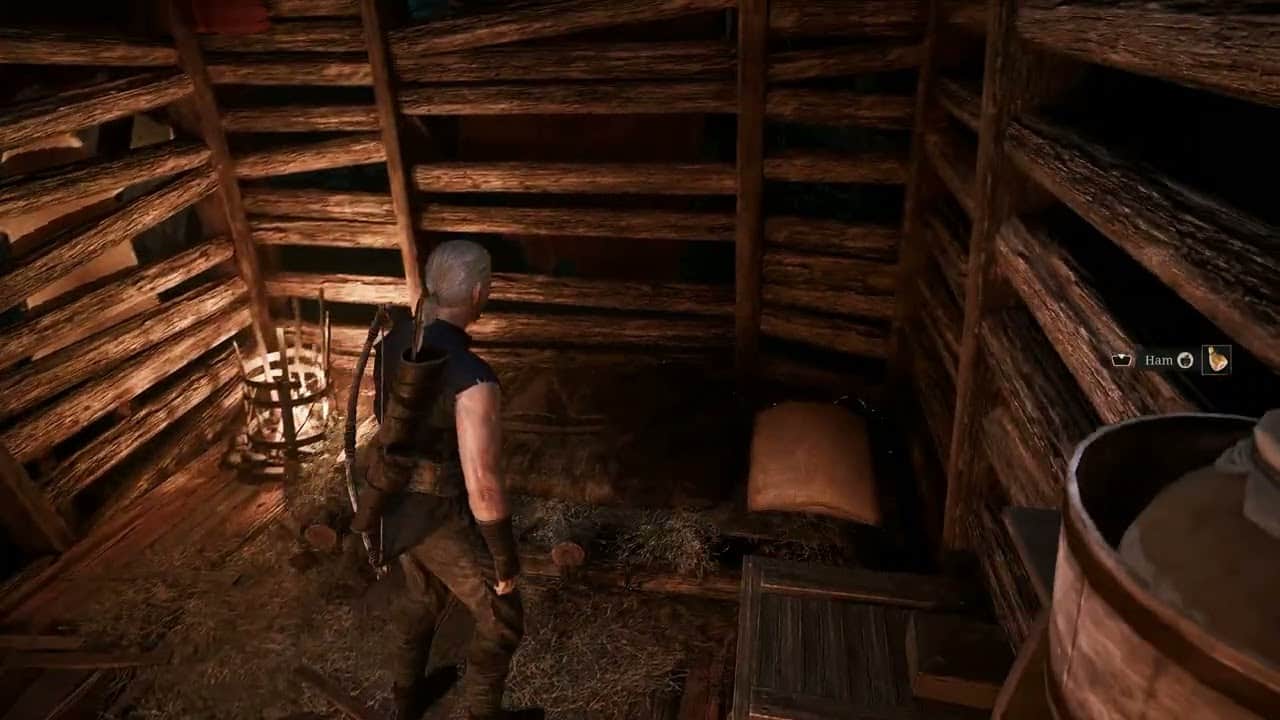 Gothic Remake – Chapter 1 Old Camp: Free Bed (Past Time/Sleep) Supply Chest (Ham) Near Guy’s Hut