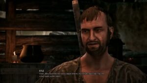 Gothic Remake – Chapter 1 Kyle Gets Angry When Hero Walks Through His Hut “What’s Your Problem?”
