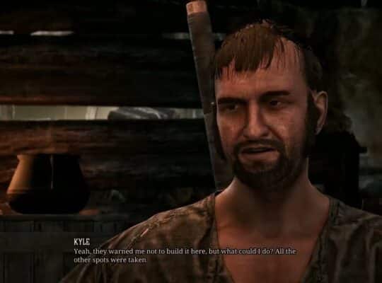 Gothic Remake – Chapter 1 Kyle Gets Angry When Hero Walks Through His Hut “What’s Your Problem?”