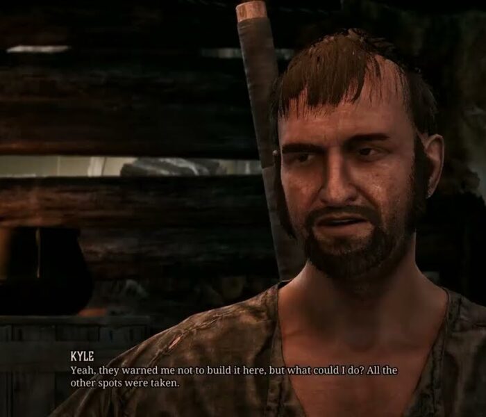 Gothic Remake – Chapter 1 Kyle Gets Angry When Hero Walks Through His Hut “What’s Your Problem?”