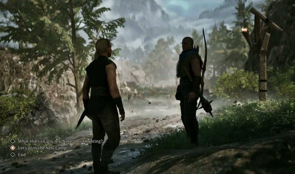 Gothic Remake – Chapter 1 Follow Diego: Equip and Use Shortbow on Juvenile Scavenger Near By