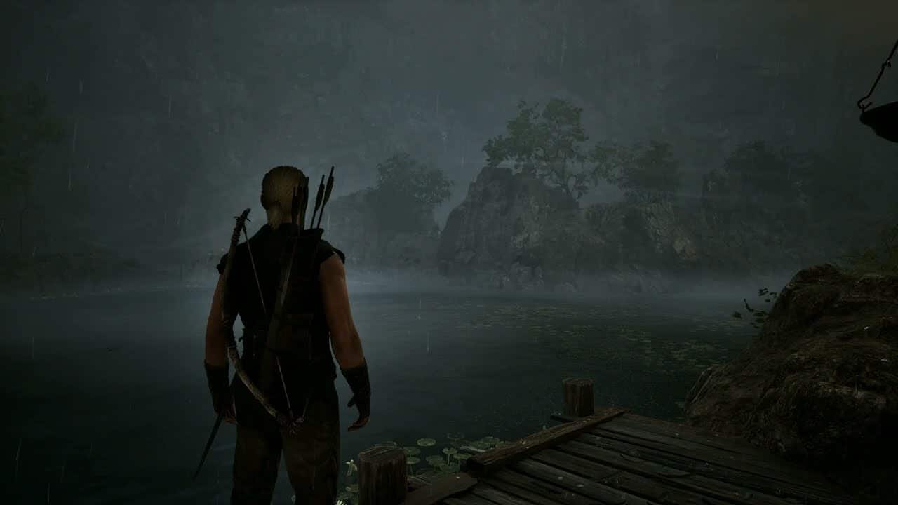Gothic Remake – Chapter 1 Explore New Camp: Swim Underneath Tavern on The Lake Gameplay