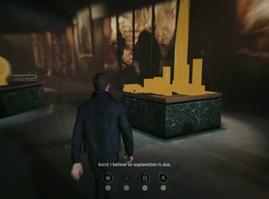 007 First Light – Knightfall: Enter The Penthouse: Examine Nicolas Webb’s Office Gameplay