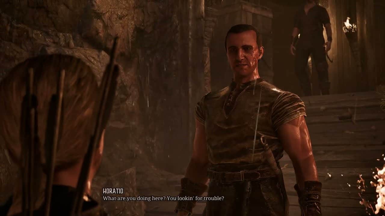 Gothic Remake – Chapter 1 The Colony: Reach New Camp: Talk with Horatio | Use NPCs To Kill Creatures