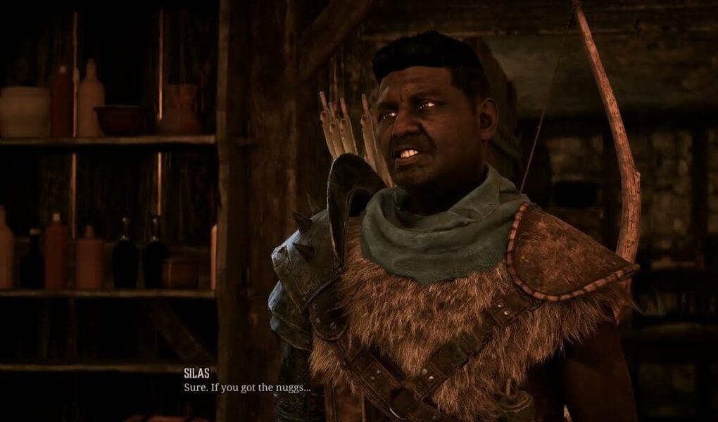 Gothic Remake – Chapter 1 New Camp: Explore The Tavern on The Lake: Talk with Silas