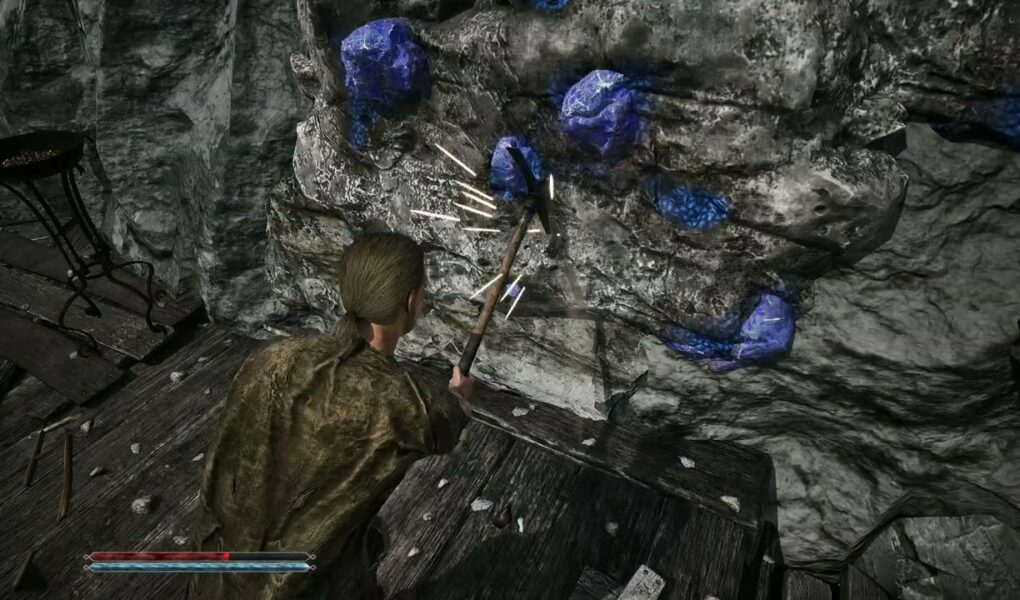 Gothic Remake – Chapter 1 The Free Mines: You Can Mine Ore Nuggets with a Pickaxe