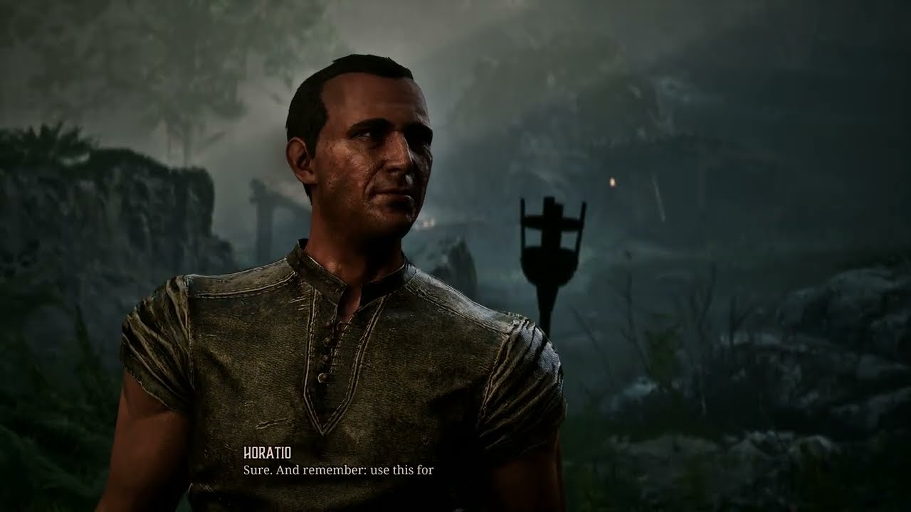 Gothic Remake – Chapter 1 New Camp: Talk To Horatio “I Will Take On The Ricelord” Gain +5 Strength